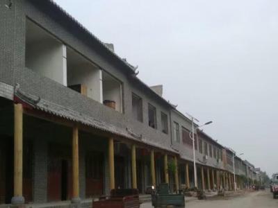 艺彩JN体育瓷砖粘结剂打造洛阳石井镇仿古街道